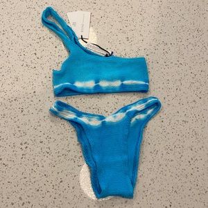 NWT Blue Tie-dye Bond-Eye Swimsuit